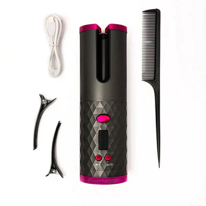 Velina™ - Cordless Hair Straightener - Wireless Hair Curler